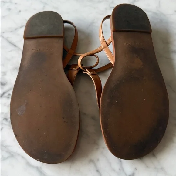 Cole Haan Flora thong sandals. Tan leather. No box size 7B - Picture 5 of 5